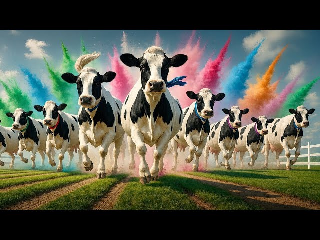FUNNY COW DANCE FOR 15 MINUTES STRAIGHT   Cow Song & Cow Videos 2025   Cow dance mix   dancing cow