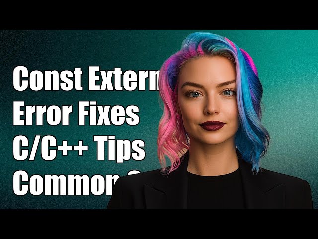 Understanding 'const extern' Error in C/C++: Common Causes and Solutions