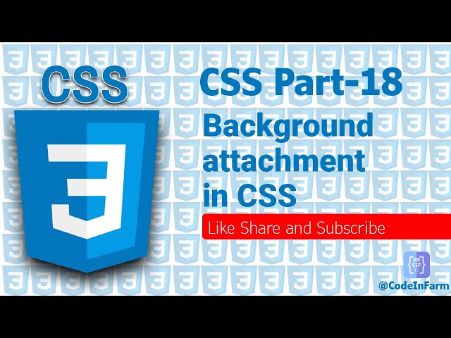 Background Attachment in CSS || Background Attachment in CSS | Understanding and Implementation 🔥