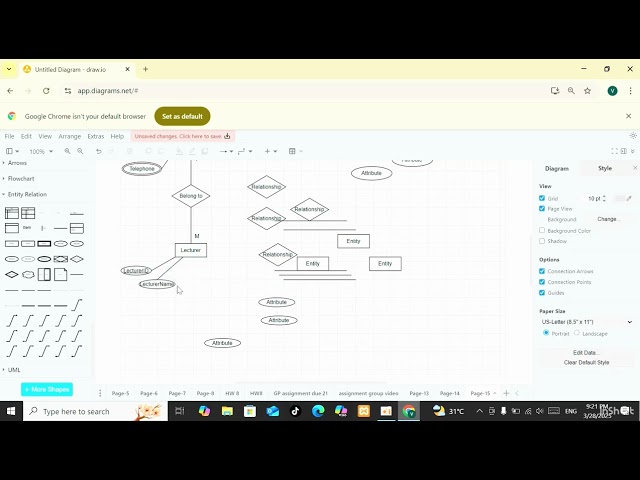 Step 1 of database design the top pic college management system