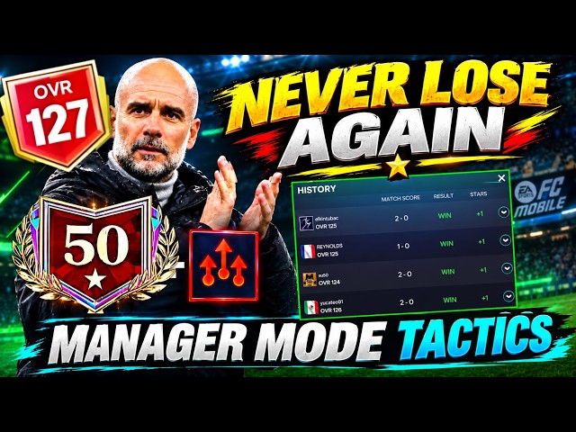 BEST Manager Mode Tactics for Ballon d’Or Event! 🏆 FC Mobile