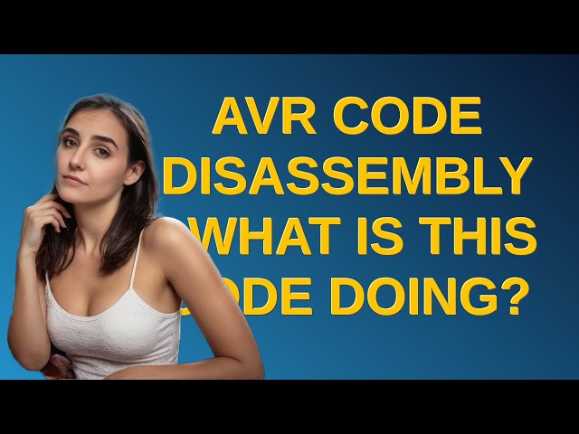 Electronics: AVR code disassembly - what is this code doing?