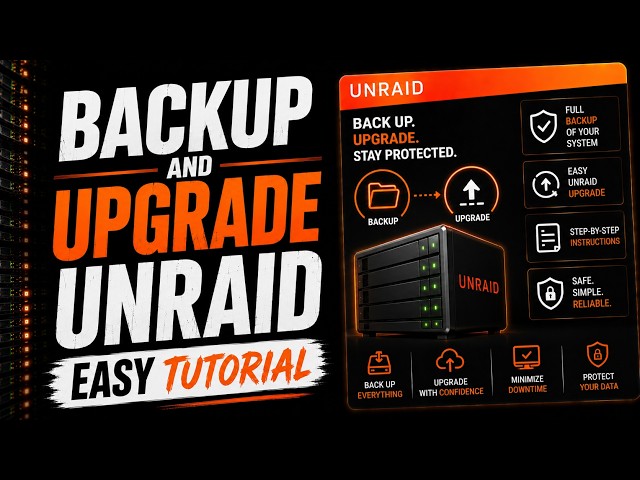 Backup and Upgrade unRaid - Easy Tutorial