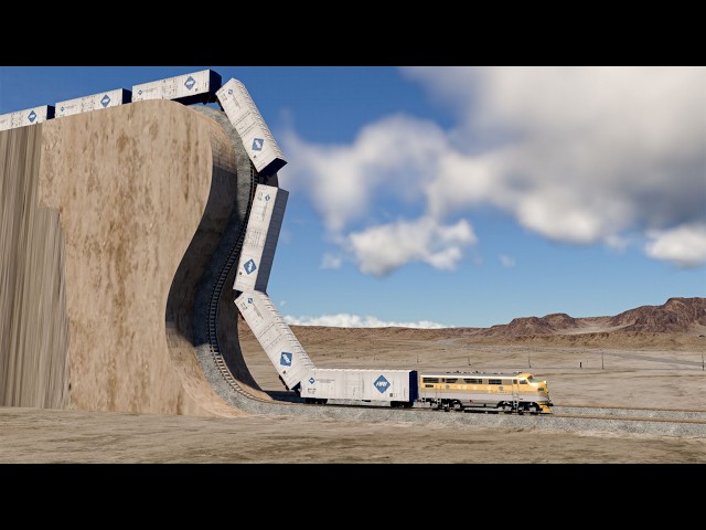 Epic Trains vs Zig Zag Railway Crashes #118 – BeamNG.drive | BeamNG High Speed