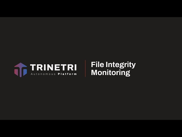 File Integrity Monitoring