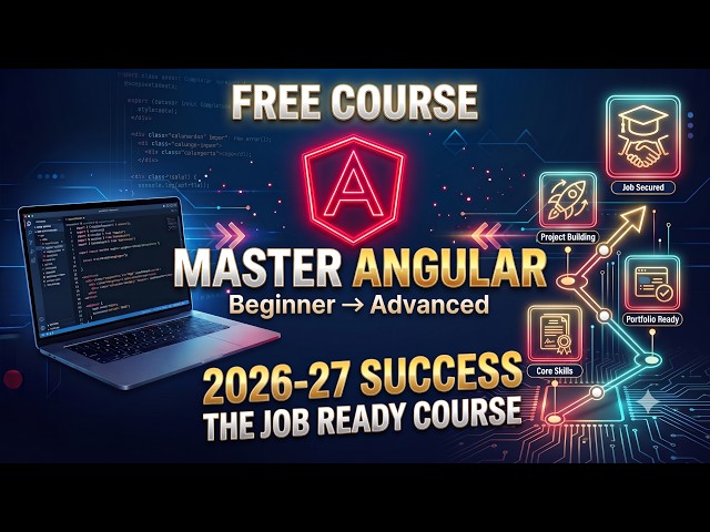 Angular Tutorial for Beginners 2026 | Complete Course (Job Ready) | Episode 1