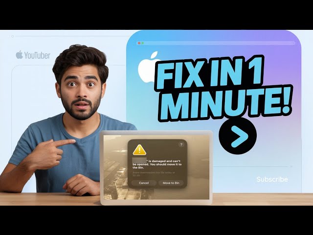 How to Open Damaged App Error on Mac ⚡ | “Application Is Damaged and Can’t Be Opened” Fix