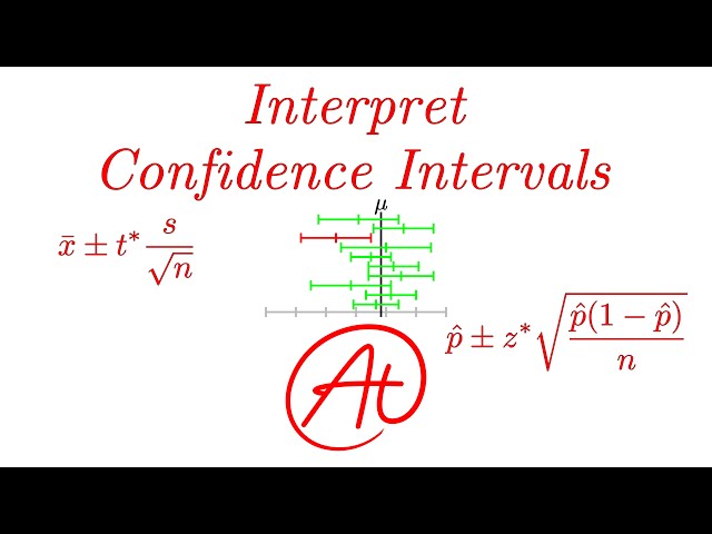 Interpreting Confidence Intervals EXPLAINED in 3 Minutes with Examples