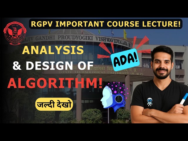 Analysis of Design of Algorithm (ADA) | 4th Sem | CSE, AIML, CSBS, IT, DS, Blockchain, IOT, CSIT