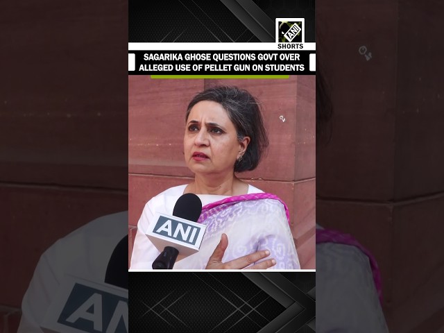 TMC MP Sagarika Ghose questions pellet gun use against youth, seeks clarification from HM, PM