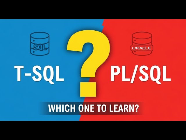 T-SQL vs PL/SQL Explained | Key Differences with Examples (SQL Server vs Oracle)