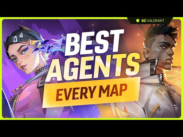 BEST AGENTS on EVERY MAP (w/ Stats) - Patch 12.10