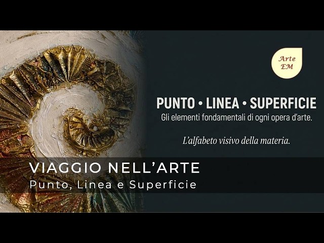 Point, line, and surface: The foundations of every work of art.
