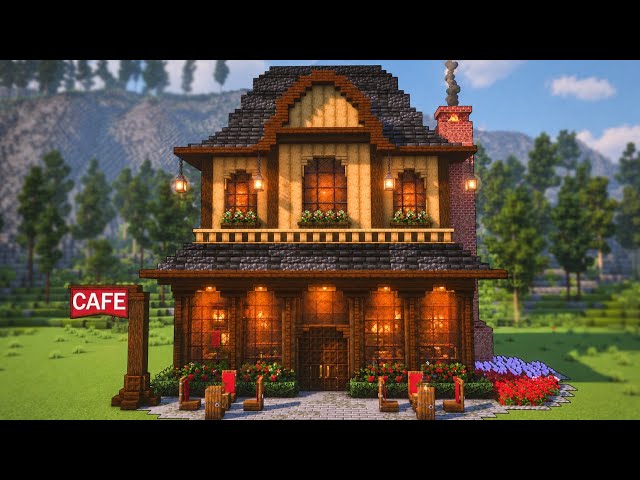 Minecraft: How To Build a Cafe | Easy Tutorial