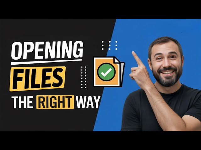 File Handling Fundamentals Opening and Closing Files #python #viral