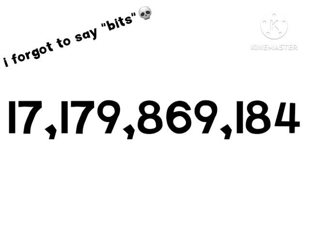 0 bits to ABSOLUTE INFINITY bits