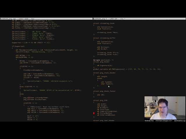 Handmade Hero Day 455 - Decoding PNG Huffman Tables