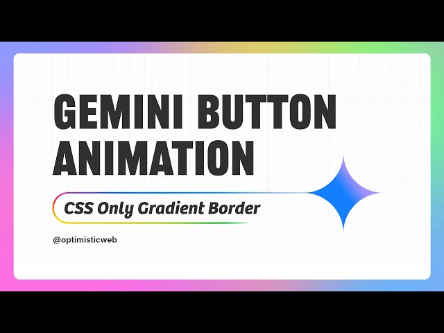 This button looks like Google’s AI… But I made it with CSS