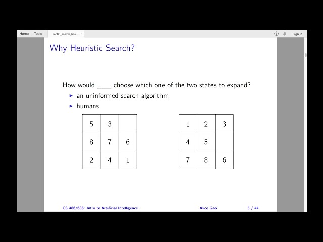 L03 Why use heuristic search?