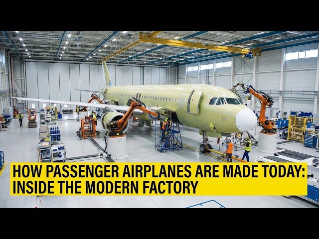 How Passenger Airplanes Are Made Today Inside the Factory