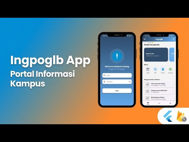 Demo Aplikasi Portal Informasi Kampus "Ingpoglb" | Build with Flutter & Firebase