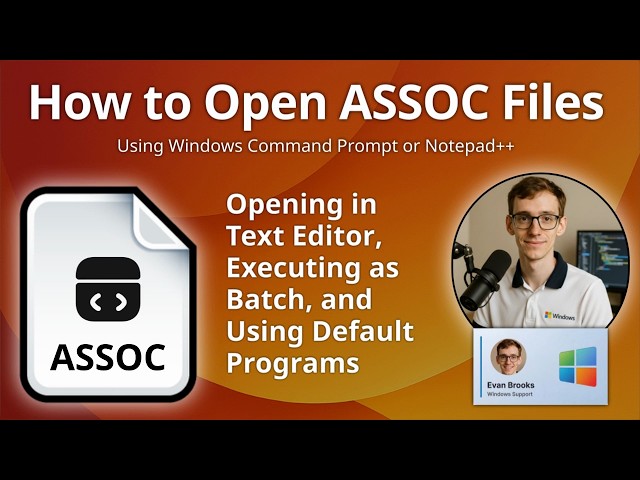 How to Open ASSOC Files (Windows File Association Command)