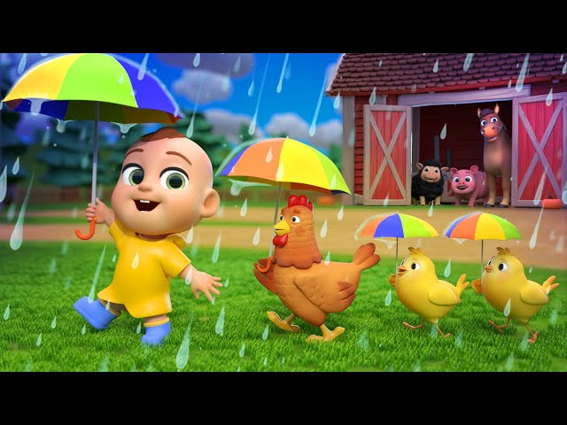 🌧️ Chuva, Chuva, Vá Embora | Desenho Infantil | Lalafun em Português