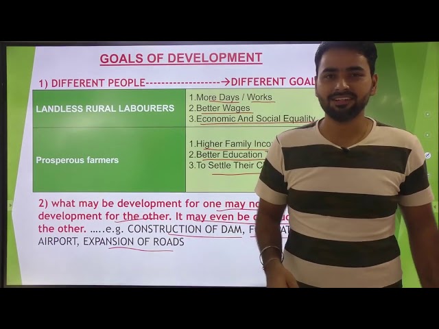 CLASS 10 ECONOMICS CHAPTER 1 (DEVELOPMENT)  FULL CHAPTER