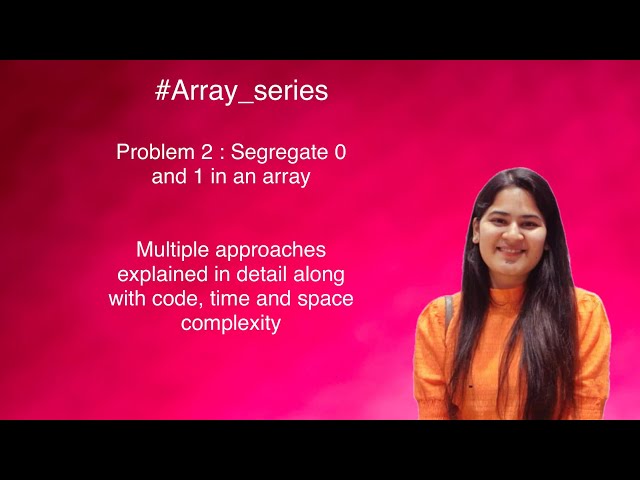 Segregate 0 and 1 in an array | separate 0 and 1 in an array