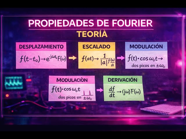 Fourier properties explained simply: the mind map that organizes everything