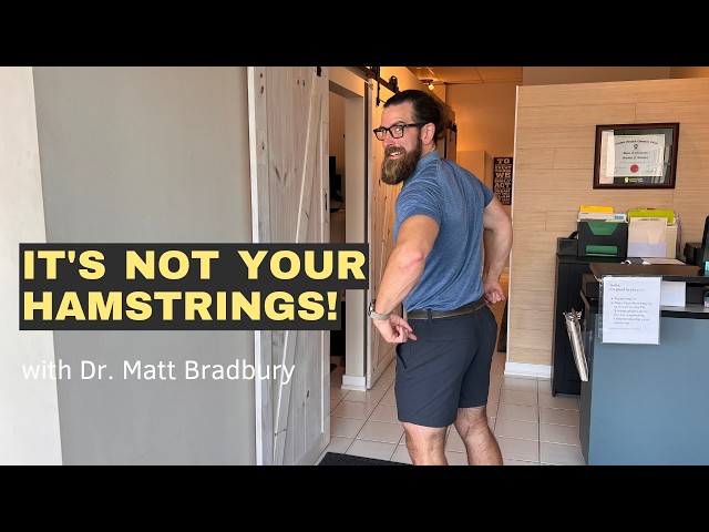 Why Your Hamstrings Are Always Tight - Check Your Glutes First
