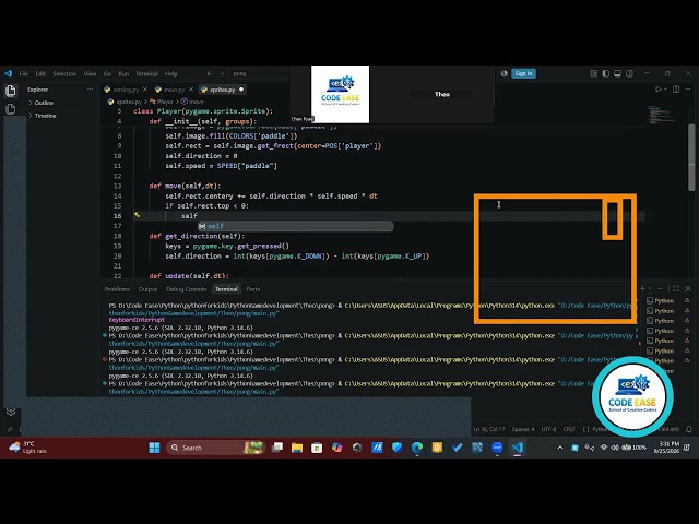 Rectတွေကို ဘယ်လိုControlရမလဲ?#game #development #kids #coding #python 