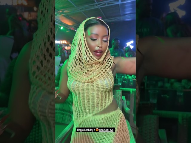 Mungai Eve 25th birthday celebration #mungaieve #shorts