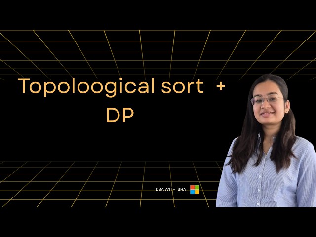 Topological sort + DP