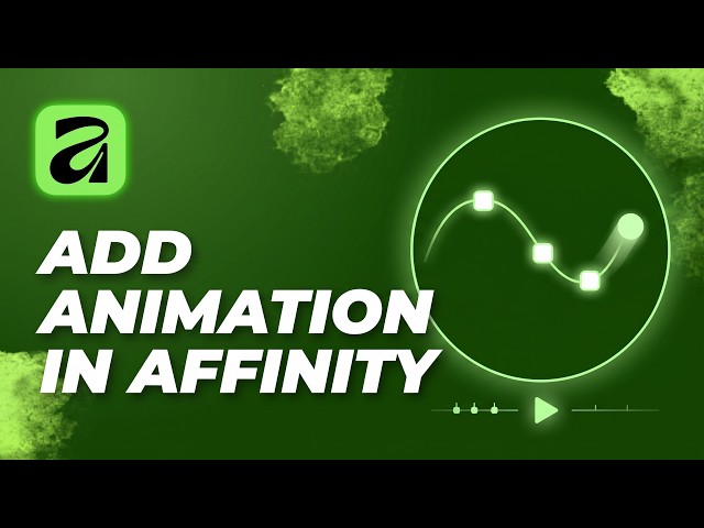 Affinity Designer Gravity Animation Drop Text in Seconds!
