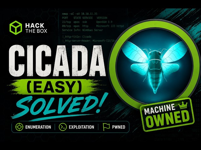 Hack The Box Cicada Writeup | Easy Windows AD Machine