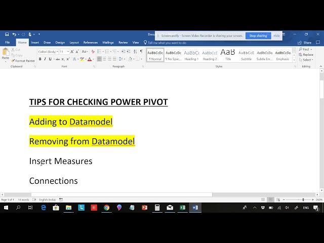 #POWER PIVOT:Different Ways to create data models and delete