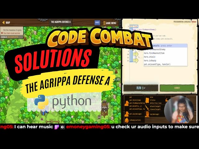 CodeCombat Python | The Agrippa Defense A