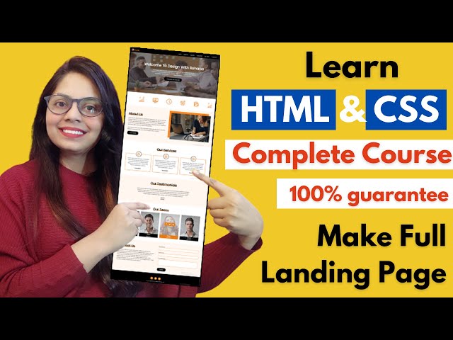 How To Make Website Using HTML & CSS | Full Responsive Multi Page Website Design Step by Step