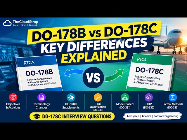 DO-178B vs DO-178C: Key Differences Explained | DO-178C Interview Questions