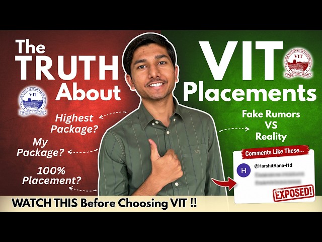 The Truth Behind VIT Placements || What Nobody Tells You || Reality of Placements at VIT || VIT AP