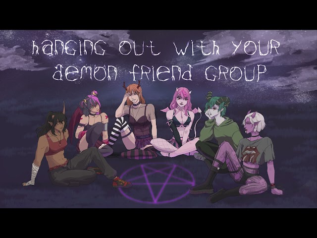 Hanging Out With Your Demon Friend Group (6F4A) [ASMR Roleplay] [Collab]