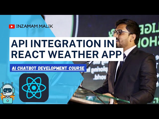 React app Api integration - Building a weather app