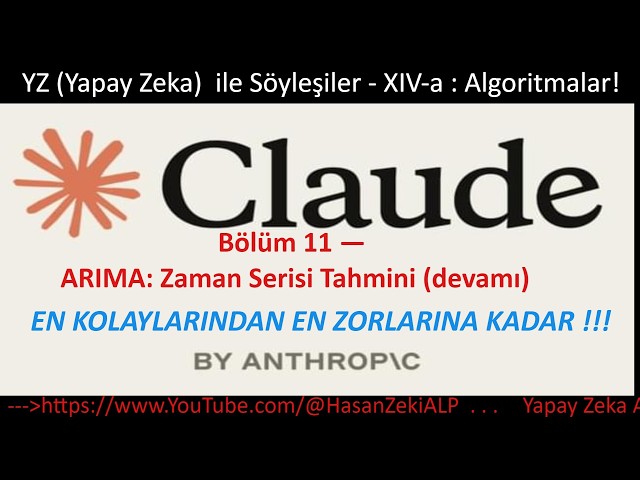 YZ (Yapay Zeka) ile Sohbetler - XIV-a DS Algoritmaları -Kolaydan Zora