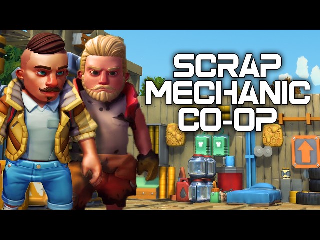 Getting Started in Scrap Mechanic with Captain Shack - A Bumpy Ride (because of the wheels)
