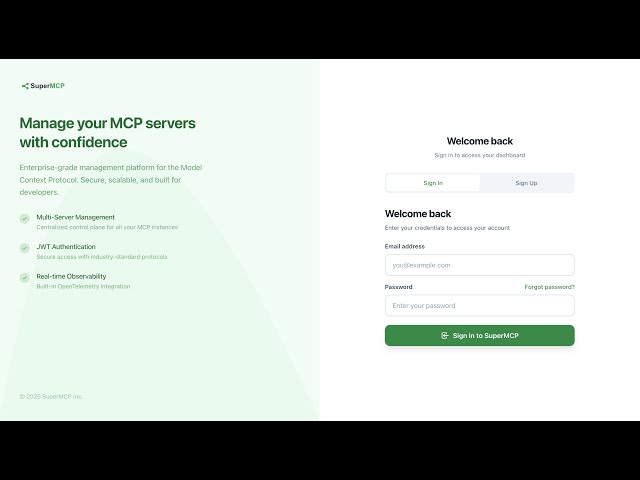 SuperMCP Update: Operable MCP Servers with UI, Observability, and Speed