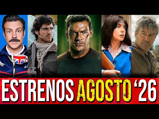 🌏Los MEJORES Estrenos de AGOSTO 2026 en Netflix, HBO, Prime Video, Disney+ y Cines