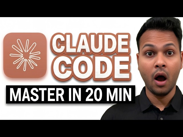 Claude Code Tutorial (Hindi) – Beginner to Pro in 20 Minutes | AI Coding Masterclass Day 1