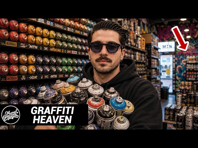 I VISITED STOCKHOLM'S ONLY GRAFFITI SHOP 🇸🇪
