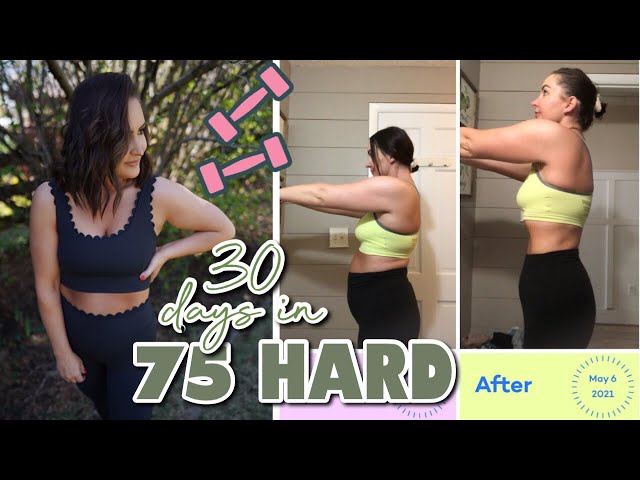 30 DAYS OF 75 HARD | My Results/Tips To 75 Hard With 4 Kids | Weight loss 2021
